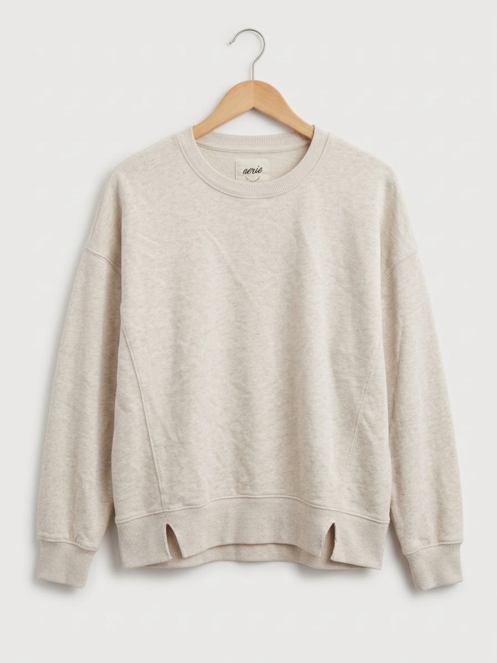 Aerie Cream Sweatshirt Size Small